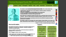 What Neurosymptoms.org website looked like in 2019 (4 years ago)