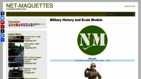 What Net-maquettes.com website looked like in 2019 (4 years ago)