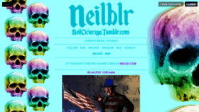 What Neilblr.com website looked like in 2019 (4 years ago)