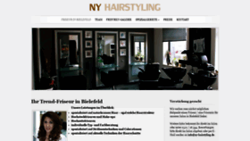 What Ny-hairstyling.de website looked like in 2019 (4 years ago)