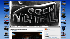 What Nightfallcrew.com website looked like in 2019 (4 years ago)