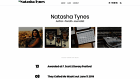 What Natashatynes.com website looked like in 2019 (4 years ago)