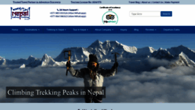 What Nepalgatewaytrekking.com website looked like in 2019 (4 years ago)