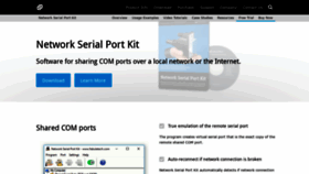 What Network-serial-port.com website looked like in 2019 (4 years ago)