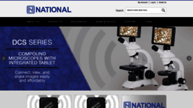 What Nationaloptical.com website looked like in 2019 (4 years ago)