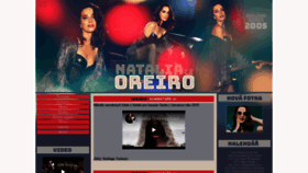What Nataliaoreiro.cz website looked like in 2019 (4 years ago)