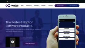 What Neptonglobal.com website looked like in 2019 (4 years ago)