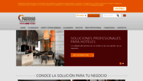 What Nestleprofessional.es website looked like in 2019 (4 years ago)