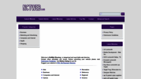What Nctweb.com website looked like in 2019 (4 years ago)