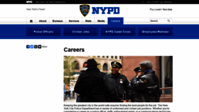 What Nypdrecruit.com website looked like in 2019 (4 years ago)