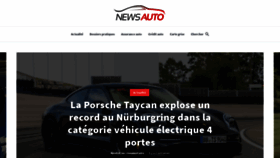 What News-auto.fr website looked like in 2019 (4 years ago)