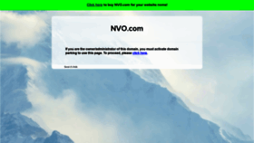 What Nvo.com website looked like in 2019 (4 years ago)
