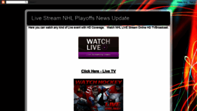 What Nhlplayoffslive.blogspot.com website looked like in 2019 (4 years ago)
