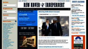 What Newhavenindependent.org website looked like in 2019 (4 years ago)