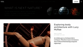 What Nextnature.net website looked like in 2019 (4 years ago)