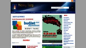 What Nowytarg.pl website looked like in 2019 (4 years ago)