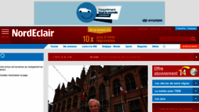 What Nordeclair.be website looked like in 2019 (5 years ago)