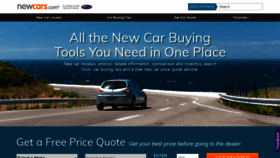What Newcars.com website looked like in 2019 (4 years ago)