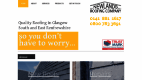 What Newlandsroofing.co.uk website looked like in 2019 (4 years ago)