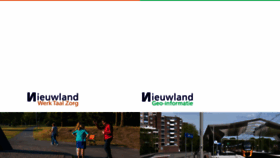 What Nieuwland.nl website looked like in 2019 (4 years ago)