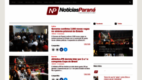 What Noticiasparana.com website looked like in 2019 (4 years ago)