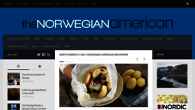 What Norwegianamerican.com website looked like in 2019 (4 years ago)