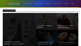 What Natursan.net website looked like in 2019 (4 years ago)