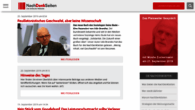 What Nachdenkseiten.de website looked like in 2019 (4 years ago)