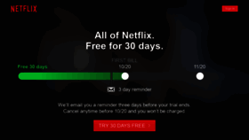 What Netflix.com website looked like in 2019 (4 years ago)