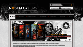 What Nostalgyfilms.com website looked like in 2019 (4 years ago)