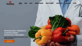 What Nutrition-network.org website looked like in 2019 (4 years ago)