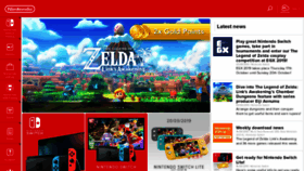 What Nintendo.co.uk website looked like in 2019 (4 years ago)