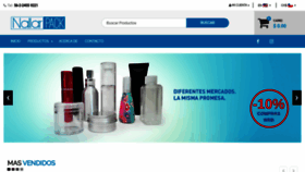 What Nallarpack.cl website looked like in 2019 (5 years ago)