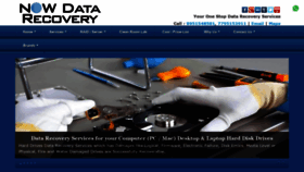 What Nowdatarecovery.com website looked like in 2019 (4 years ago)