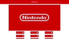What Nintendo.eu website looked like in 2019 (4 years ago)