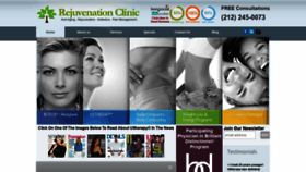What Nycrejuvenationclinic.com website looked like in 2019 (4 years ago)
