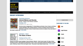What Newbooksnetwork.com website looked like in 2019 (4 years ago)