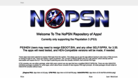 What Nopsn.com website looked like in 2019 (4 years ago)