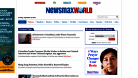 What Newsmaxworld.com website looked like in 2019 (4 years ago)