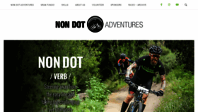 What Nondotadventures.com website looked like in 2019 (4 years ago)