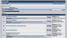 What Nxtforum.org website looked like in 2019 (6 years ago)