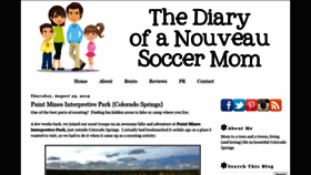 What Nouveausoccermom.com website looked like in 2019 (4 years ago)