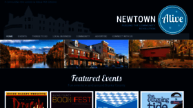 What Newtownalive.com website looked like in 2019 (4 years ago)
