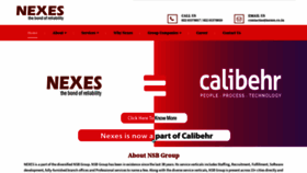 What Nexes.co.in website looked like in 2019 (4 years ago)