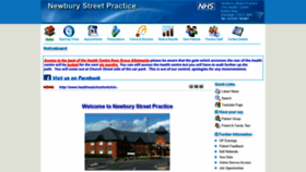 What Newburystreetpractice.co.uk website looked like in 2019 (4 years ago)