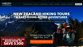 What Newzealandtrails.com website looked like in 2019 (4 years ago)