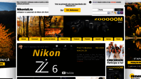 What Nikonisti.ro website looked like in 2019 (4 years ago)