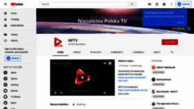 What Nptv.pl website looked like in 2019 (4 years ago)
