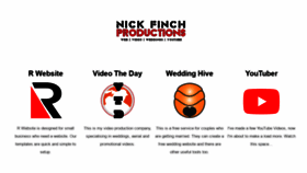 What Nickfinch.co.uk website looked like in 2019 (4 years ago)
