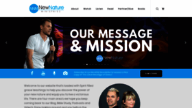 What Newnatureministries.org website looked like in 2019 (4 years ago)